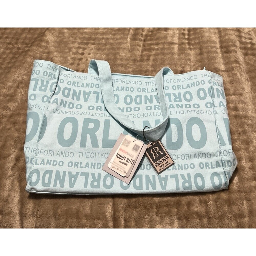 Robin Ruth Women's Tote Bag Orlando Blue Fashion New With Tag